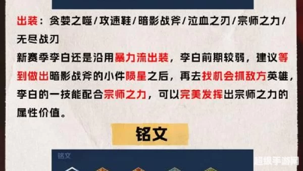 李白出装